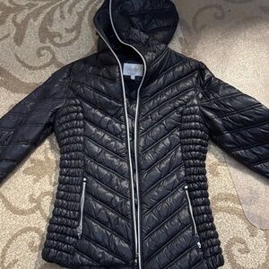 Laundry By Shelli Segal Quilted Black Jacket